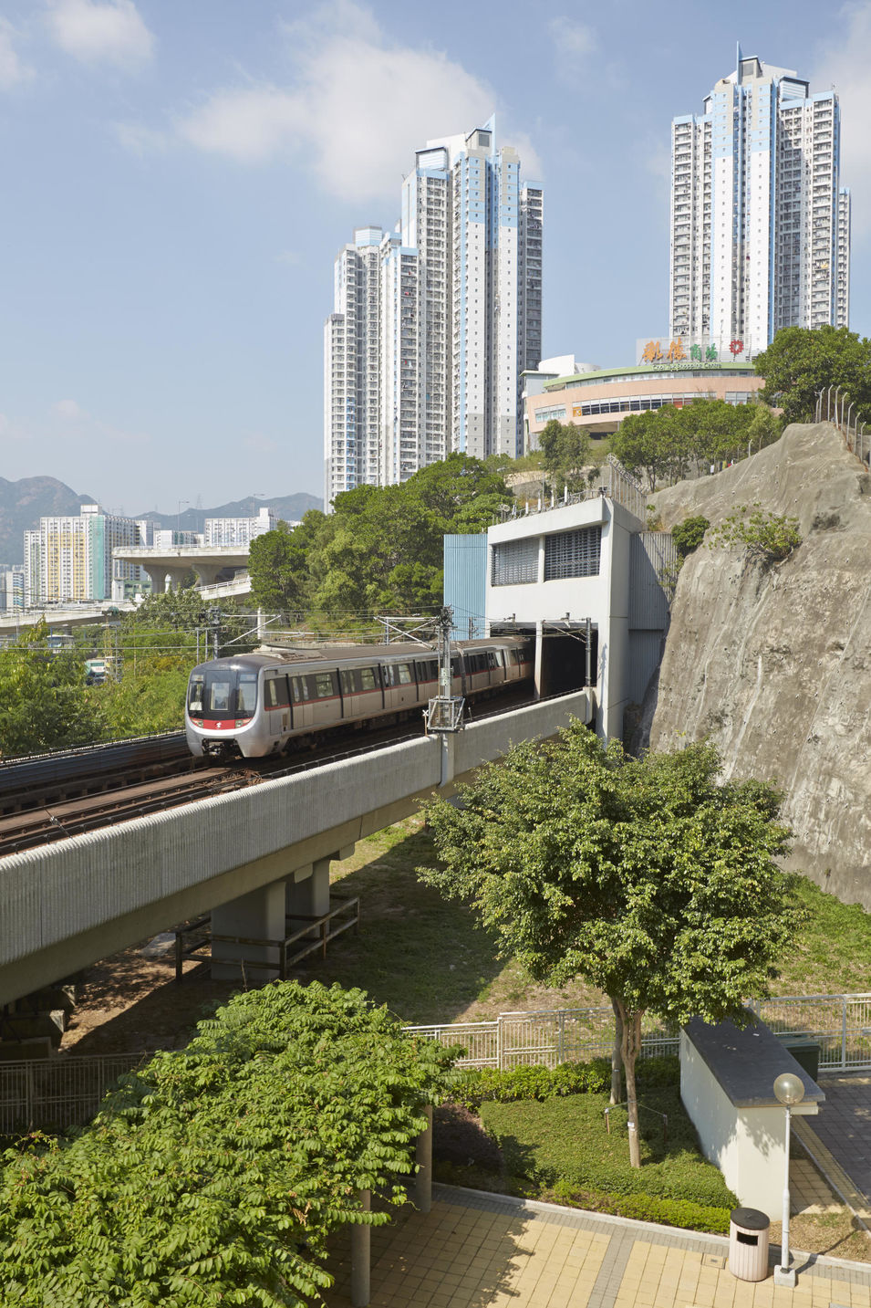 MRT train in Hong Kong