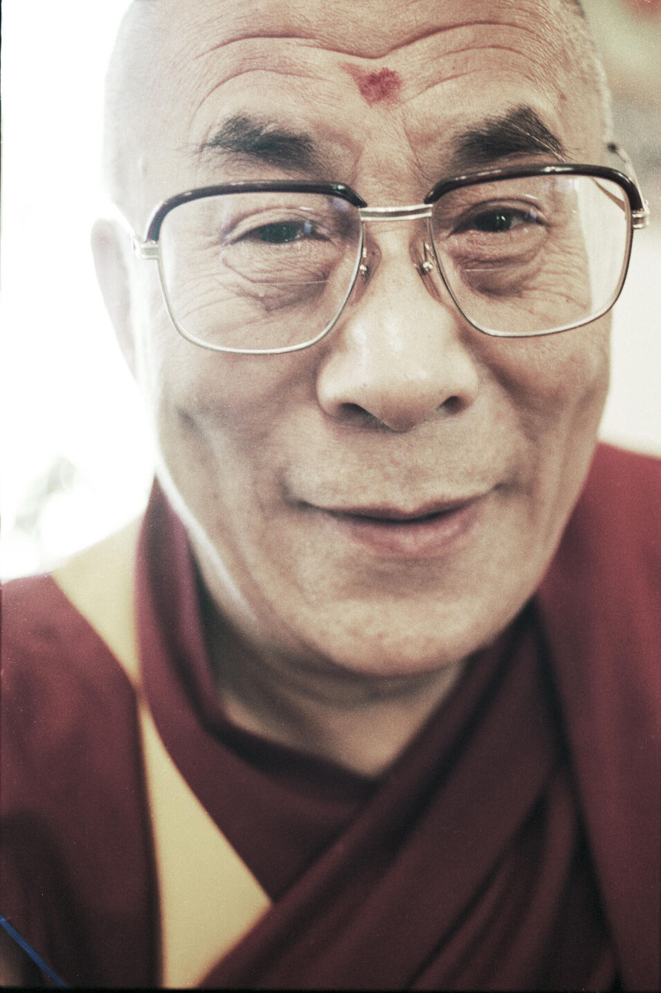His Holiness, the 14th Dalai Lama, photographed in Dharamsala