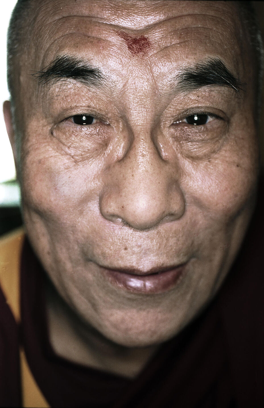 His Holiness, the 14th Dalai Lama, photographed in Dharamsala