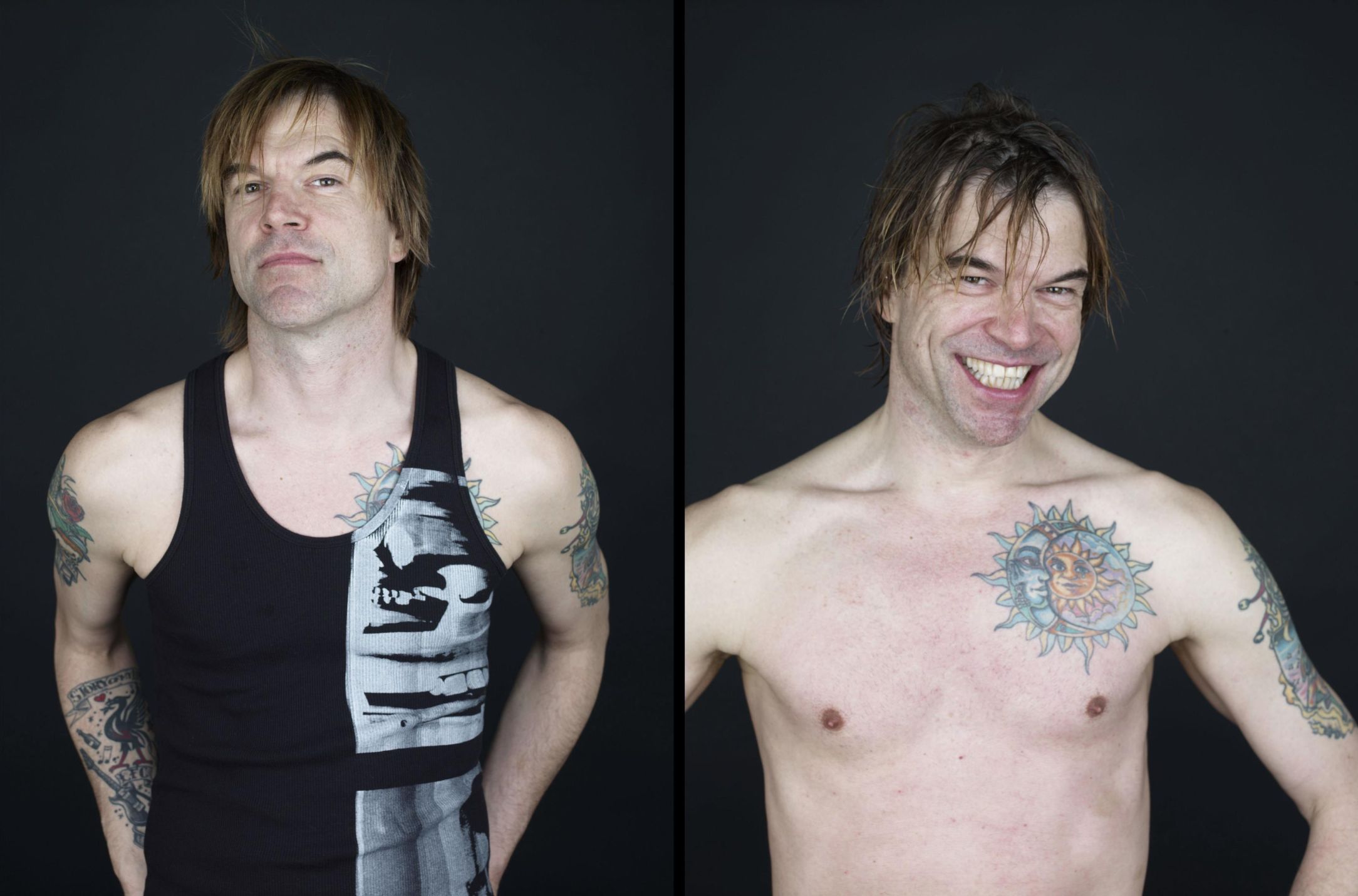 For some years I photographed the german band Die Toten Hosen at various life events. I was curious to photograph their faces before and after a concert.