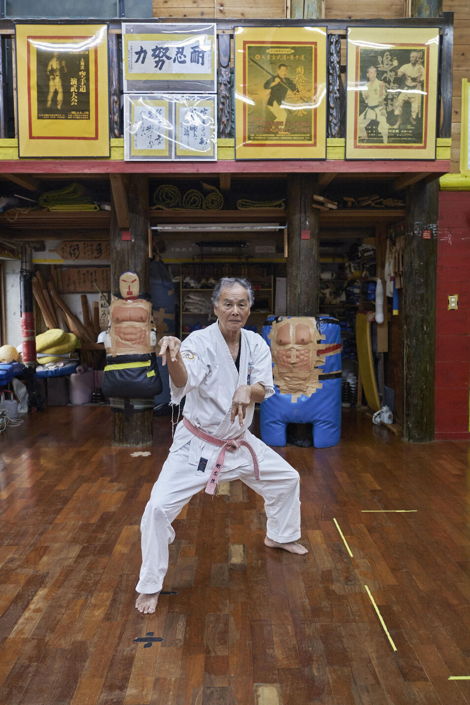 Okinawa is the origin of Karate, the martial art of „empty hands“. Portraits of grandmasters and the island. Nowadays it is practised all over the world.