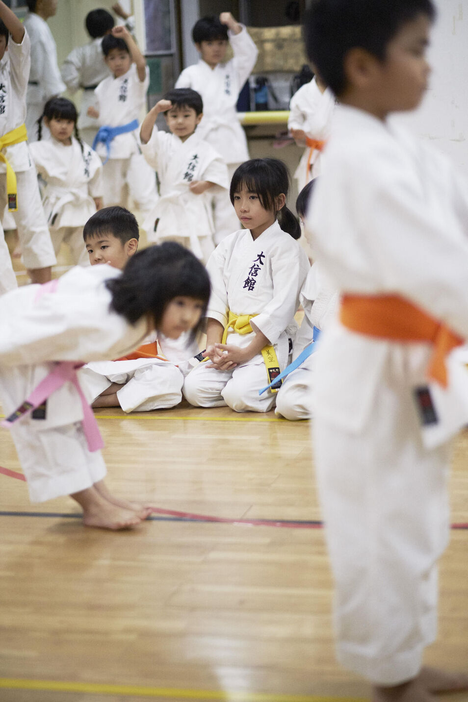 Okinawa is the origin of Karate, the martial art of „empty hands“. Portraits of grandmasters and the island. Nowadays it is practised all over the world.